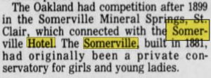 Somerville Hotel - June 1983 Article
